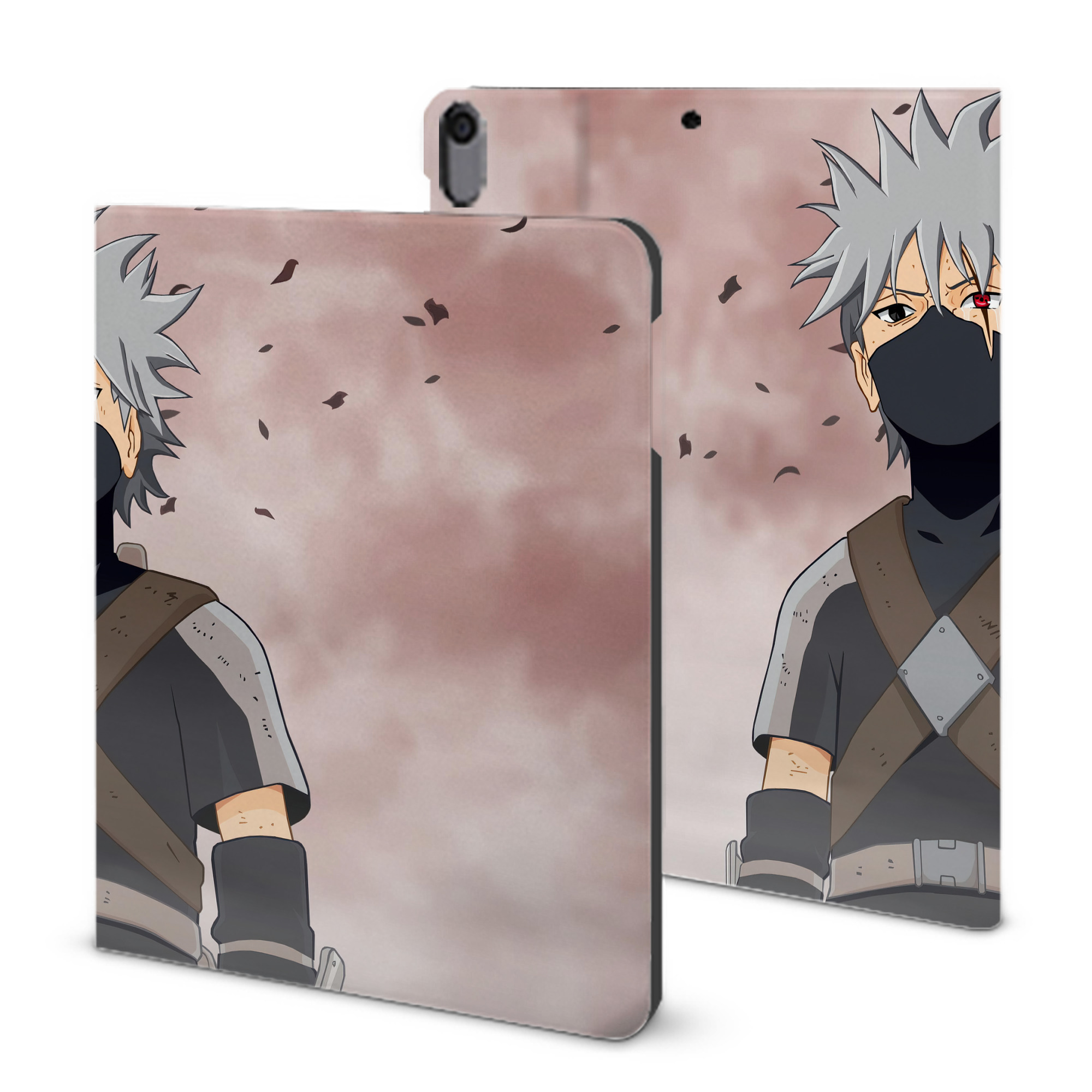 （画像用） NARUTO -ナルト- NARUTO -ナルト- 疾風伝 IPad ケース ブック型 PUレザー TPU 耐衝撃 軽量 薄型 ペン収納なし 全面保護 IPad 各モデル対応